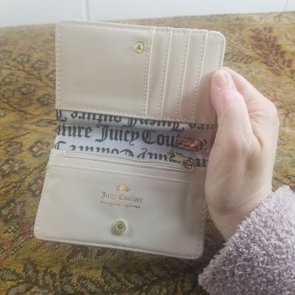 Juicy Couture snakeskin print Keychain wallet card holder - Picture 5 of 7